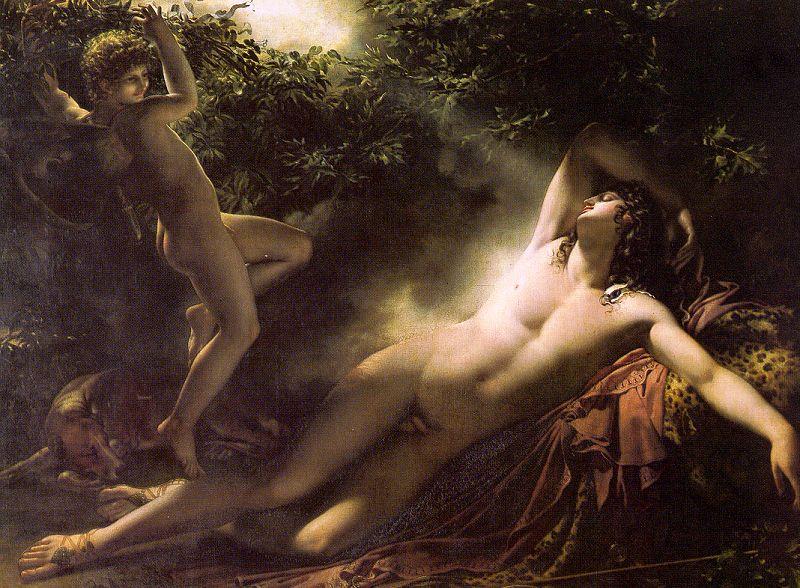 Anne-Louis Girodet-Trioson Endymion Asleep Sweden oil painting art
